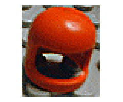 Minifigure, Headgear Helmet Space / Town with Thick Chin Strap (Undetermined Visor Dimple Presence Type)