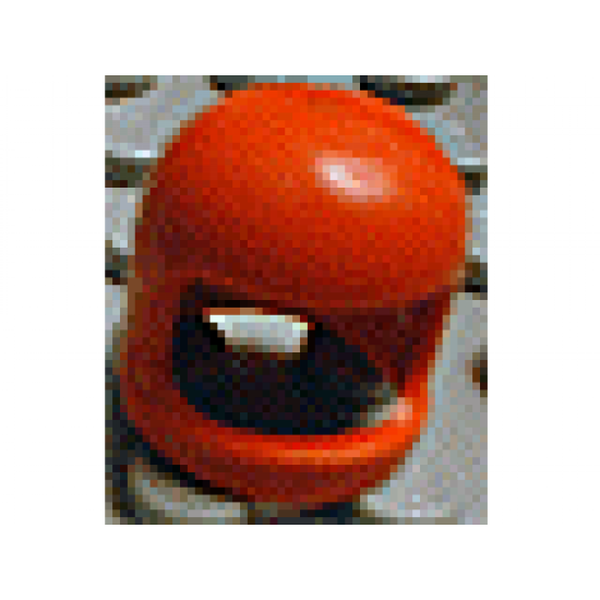 Minifigure, Headgear Helmet Space / Town with Thick Chin Strap (Undetermined Visor Dimple Presence Type)