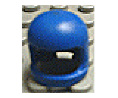 Minifigure, Headgear Helmet Space / Town with Thick Chin Strap (Undetermined Visor Dimple Presence Type)