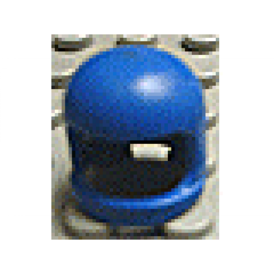 Minifigure, Headgear Helmet Space / Town with Thick Chin Strap (Undetermined Visor Dimple Presence Type)