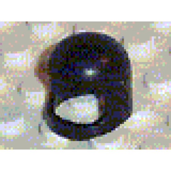 Minifigure, Headgear Helmet Space / Town with Thick Chin Strap (Undetermined Visor Dimple Presence Type)