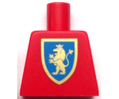Torso Castle Crusaders Gold Lion Shield Pattern (Reissue)