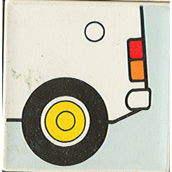Duplo, Tile 2 x 2 x 1 with Community Mosaic Picture 18 Pattern (Set 9221)