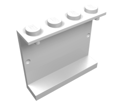Panel 1 x 4 x 3 - Solid Studs