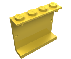 Panel 1 x 4 x 3 - Solid Studs