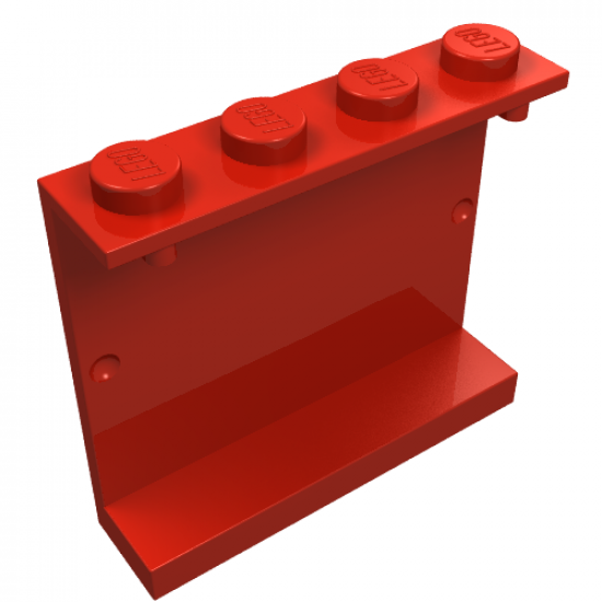Panel 1 x 4 x 3 - Solid Studs