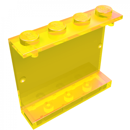 Panel 1 x 4 x 3 - Solid Studs