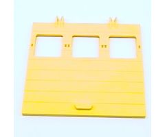 Garage Door 1 x 12 x 9 with Three Windows, Locking Dual 2 Finger Hinges