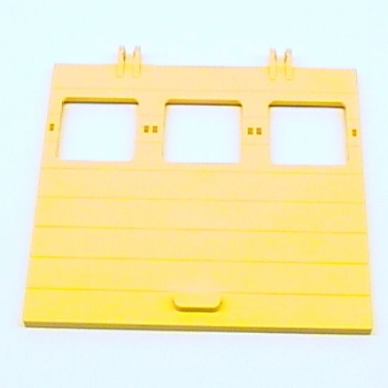 Garage Door 1 x 12 x 9 with Three Windows, Locking Dual 2 Finger Hinges