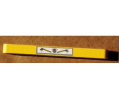 Technic, Liftarm 1 x 11 Thick with Outriggers Pattern (Sticker) - Set 8421