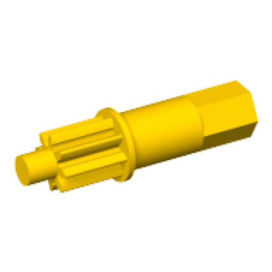 Bionicle Gear 8 Tooth with Rhotuka Spinner Rod 2.5L