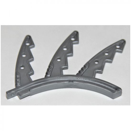 Bionicle Rahkshi Back Blade, 3 Jagged Bladed Fins (Kurahk)