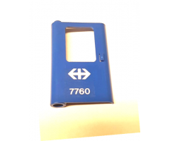 Door 1 x 4 x 5 Train Left with Swiss Federal Railways Train Logo and '7760' Pattern (Sticker) - Set 7760