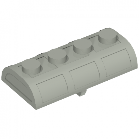 Container Treasure Chest Lid - Thin Hinge