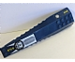 Wedge 16 x 4 Triple Curved with 'CTD-2', Silver Vent, Wiring, 'SECRET' and Silver Round Pattern Model Right Side (Stickers) - Set 8636