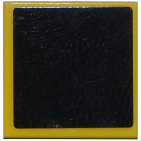 Tile 2 x 2 with Black Square Pattern (Sticker) - Set 75870
