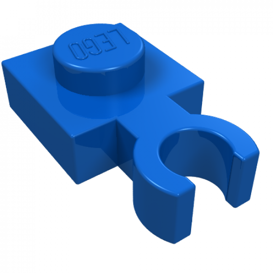 Plate, Modified 1 x 1 with Open O Clip Thin (Vertical Grip)