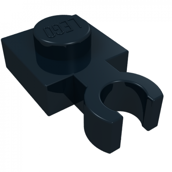 Plate, Modified 1 x 1 with Open O Clip Thin (Vertical Grip)