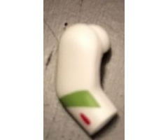 Arm, Right with Lime Stripe and Red Mark Pattern