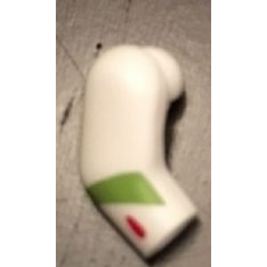 Arm, Right with Lime Stripe and Red Mark Pattern