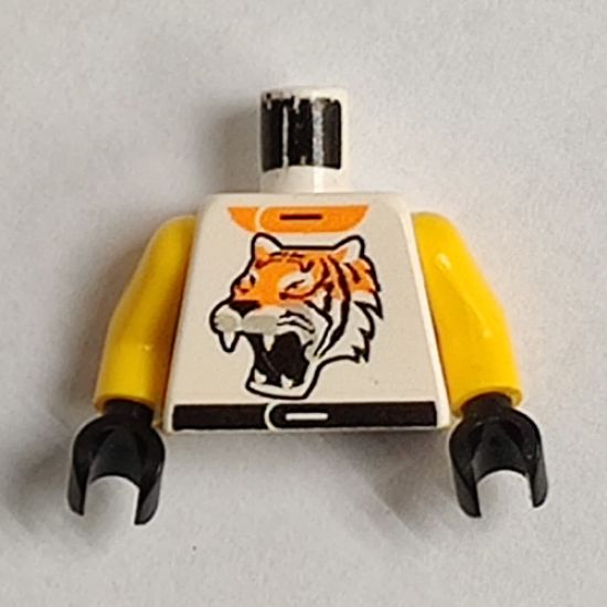 Torso Racers Race Tiger Pattern / Yellow Arms / Black Hands