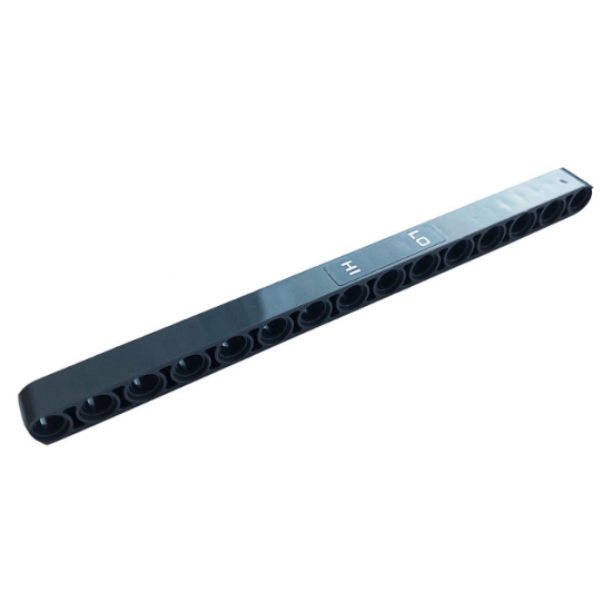 Technic, Liftarm 1 x 15 Thick with White 'LO' and 'HI' Pattern (Sticker) - Set 42110