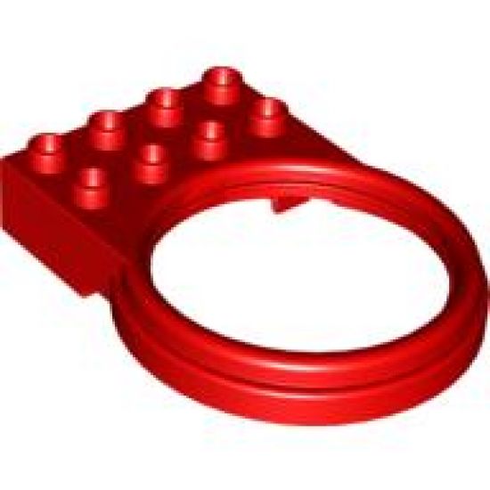 Duplo Ball Tube Holder with 2 x 4 Brick Base