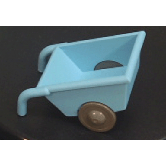 Duplo, Figure Wear & Utensil Wheelbarrow with Thin Dark Gray Wheels