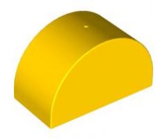 Duplo, Brick 2 x 4 x 2 Curved Top with Clown Face Pattern