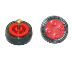 Wheel & Tire Assembly Classic 4 Studs and Axle Cam with Black Tire Smooth - Small (7039b / 132-old)