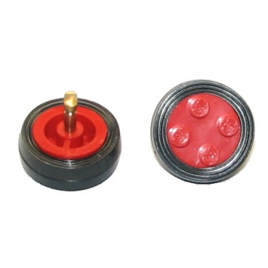 Wheel & Tire Assembly Classic 4 Studs and Axle Cam with Black Tire Smooth - Small (7039b / 132-old)