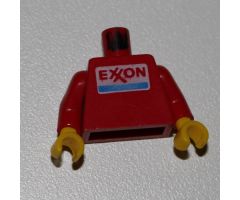 Torso Exxon Logo Pattern / Red Arms / Yellow Hands