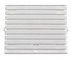 Glass for Window 1 x 4 x 3 with 9 White Stripes Pattern (Sticker) - Sets 6364 / 6382 / 6383 / 6385