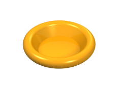 Minifigure, Utensil Dish 3 x 3