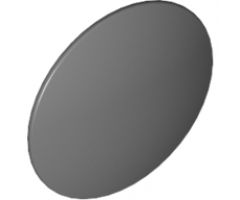 Minifigure, Shield Round with Rounded Front