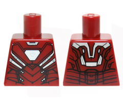 Torso Armor with White Hexagonal Reactor and Black and Silver Plates Pattern