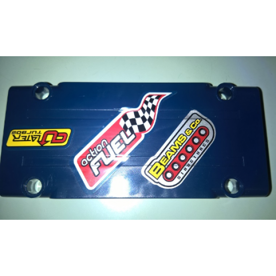 Technic, Panel Plate 5 x 11 x 1 with 'C U LATER TURBOS', 'action FUEL' and 'BEAMS & Co. STRUCTURES' Pattern Model Right Side (Stickers) - Set 41999