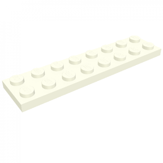 Plate 2 x 8 with Waffle Bottom