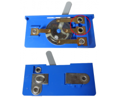 Electric, Battery Box 4.5V 6 x 11 x 3 1/3 Type III, Switch with hole for Connectors with Middle Pin