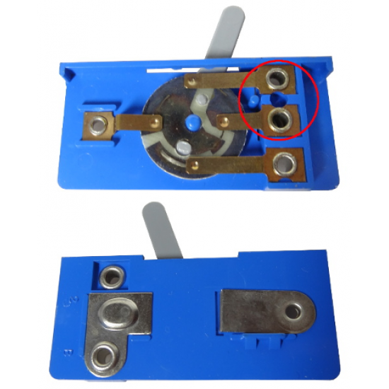 Electric, Battery Box 4.5V 6 x 11 x 3 1/3 Type III, Switch with hole for Connectors with Middle Pin
