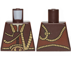 Torso SW Gungan Vest with Gold Trim Front and Back Pattern