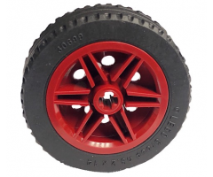 Wheel & Tire Assembly 30mm D. x 14mm with Black Tire 43.2 x 14 Solid (56904 / 30699)