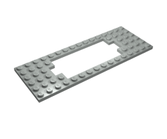 Plate, Modified 6 x 16 with Motor Cutout Narrow