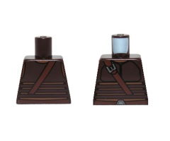 Torso SW Vest with Dark Tan Stripes and Reddish Brown Shoulder Strap Pattern