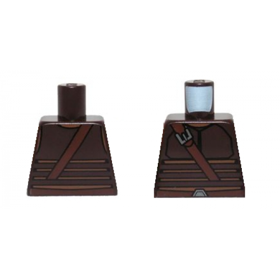 Torso SW Vest with Dark Tan Stripes and Reddish Brown Shoulder Strap Pattern