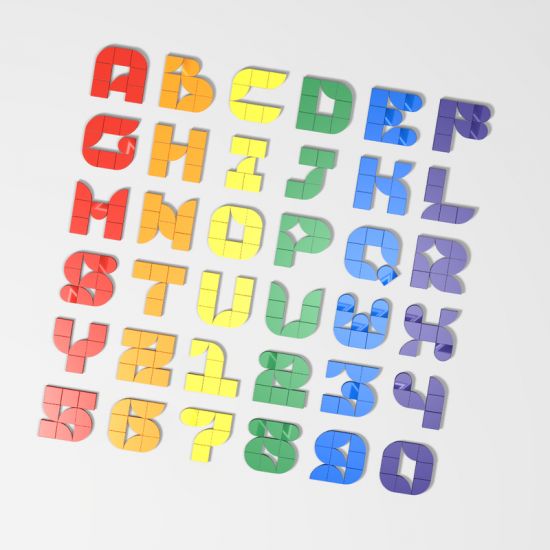 Letters & Numbers in 3x3