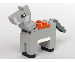 Minecraft Donkey - Brick Built