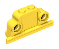 Fabuland Brick, Modified 1 x 4 x 2 Bell Shape with Headlights