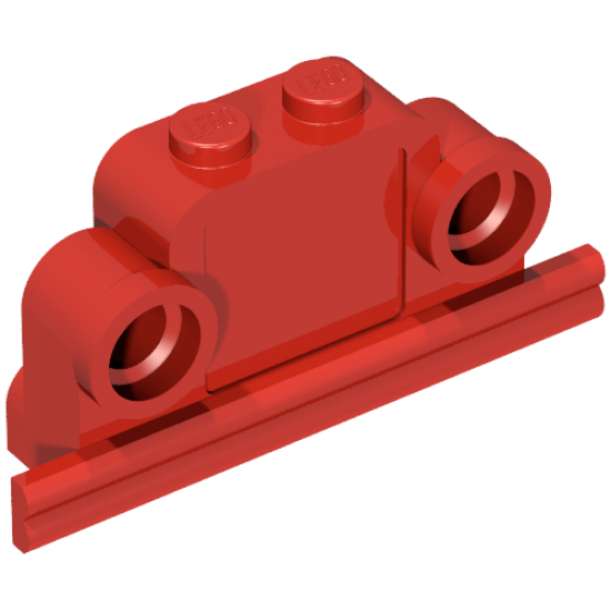Fabuland Brick, Modified 1 x 4 x 2 Bell Shape with Headlights