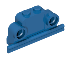 Fabuland Brick, Modified 1 x 4 x 2 Bell Shape with Headlights
